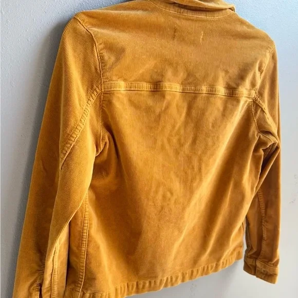 Pacsun Women's Mustard Corduroy  Button Up Jacket XS - Picture 3 of 6